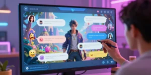 Engaging ai nsfw chat interaction with customizable characters and immersive digital settings.