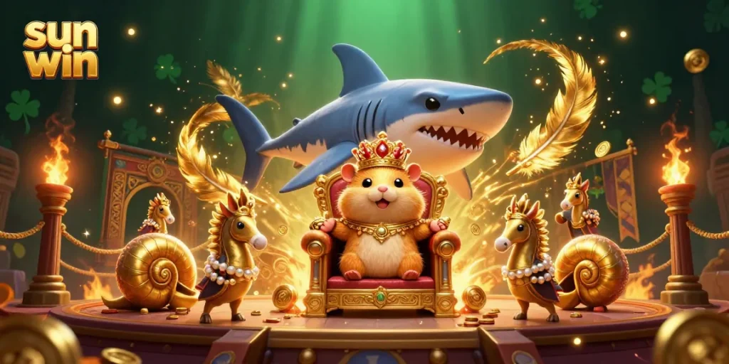 Experience thrilling action in sun win casino with vibrant 3D characters and dynamic gaming elements.